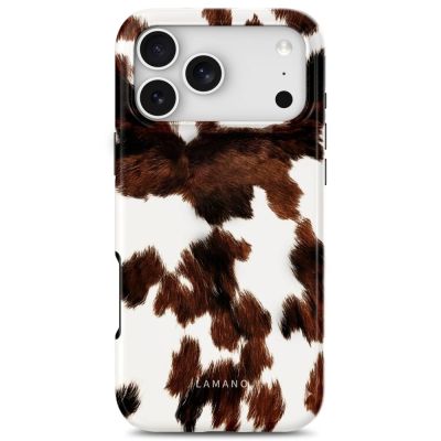 3. Tech-Protect Lamano MagSafe case for iPhone 18 Pro / 17 Pro - white and brown