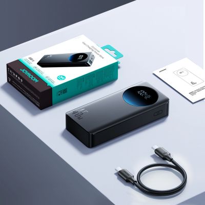 15. Joyroom JR-PBF02 Pro 20000 mAh 45W Powerbank with Digital Display 2x USB-A 2x USB-C - Black