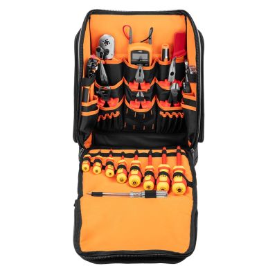 21. Electrician’s Backpack with 31 Pieces
