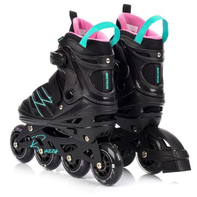 23. Meteor Roller Skates L 38-43 Buzzy Black/Pink/Mint