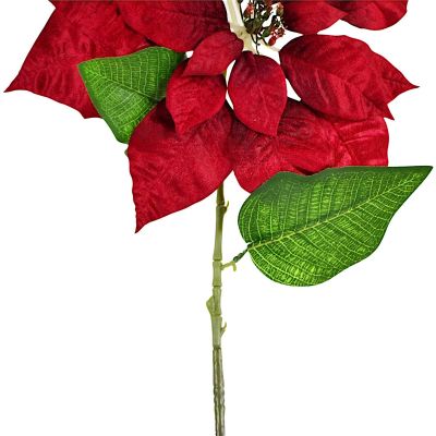 4. RED POINSETTIA 30 CM