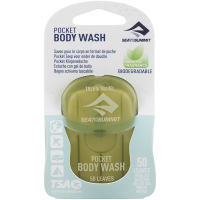 SEA TO SUMMIT Trek & Travel Pocket Body Wash Soap Sheets, 50 pcs