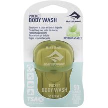 SEA TO SUMMIT Trek & Travel Pocket Body Wash Soap Sheets, 50 pcs