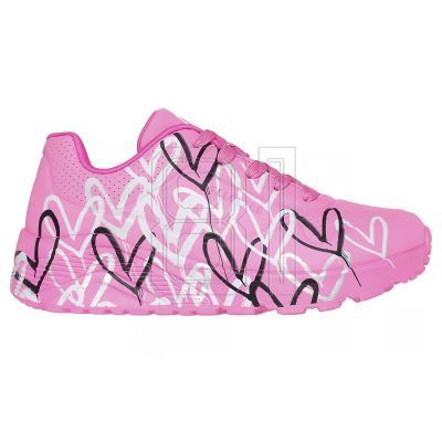2. Skechers x JGoldcrown Uno Lite shoes - Metallic Love Jr 314067L-HPMT