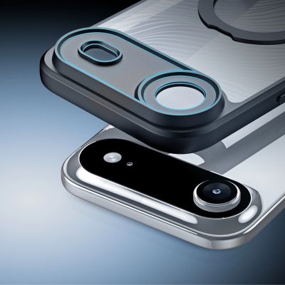 7. Dux Ducis Aimo Mag Case with Magnetic Ring and Stand for iPhone 17 Air – Black