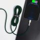 10. Baseus Cafule PD 20W USB-C - Lightning Cable with Metal Tips 2m - Green