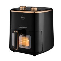 ELDOM FAT-FREE FRYER FR500 5.5 L 1200W GLASS CONTAINER, GRID, SILICONE PAD, 8 PROGRAMS, TEMPERATURE CONTROL.