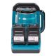 10. Makita KT001GZ Electric Kettle 0.8 l Black, Blue