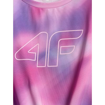 7. Girls' quick-drying sports crop-top 4F 4FJRSS26TFTSF2387-90A
