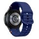2. Tech-Protect Silicone Sport Strap for Samsung Galaxy Watch 4 / 5 / 5 Pro / 6 / 7 / FE - Blue