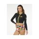 2. RIP CURL G-Bomb 1.5 Ls Fz Crop Jkt Women's Jacket Black