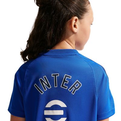 5. Nike Inter Milan Strike Kids T-Shirt Blue IR0095 439