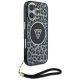 3. Guess HC IML Leopard Triangle Cord Strap MagSafe case for iPhone 16 - black