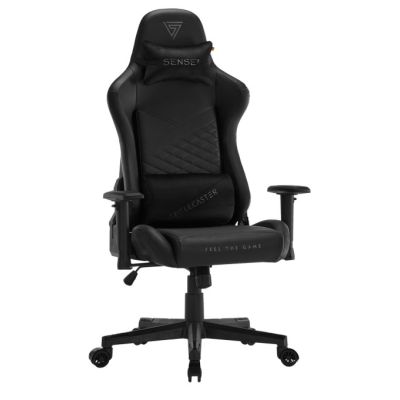 SENSE7 Spellcaster Senshi Universal Gaming Chair Upholstered Seat Black