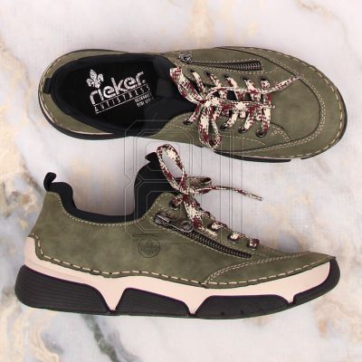 12. Comfortable Rieker W RKR610 green shoes