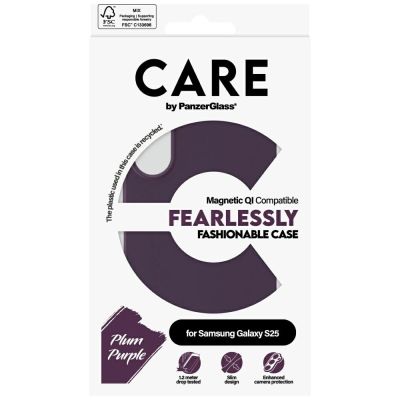 4. CARE by PanzerGlass Fashion Case for Samsung Galaxy S25 - Purple