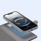 6. Dux Ducis Lawa Leather Case for iPhone 16e / 17e with Detachable Magnetic Wallet - Gray
