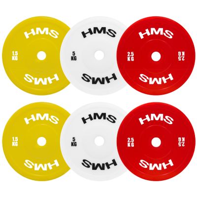 TPP TECHNICAL OLYMPIC PLATE SET PE 2 x 1.5 - 5 KG (18 KG) HMS