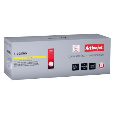 Activejet ATB-243YN Toner (replaces Brother TN-243Y; Supreme; 1000 pages; Yellow)