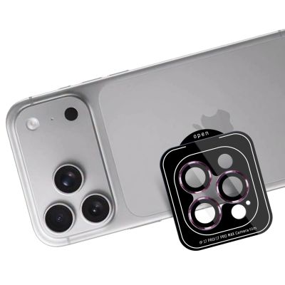 5. 3mk Lens Protection Pro Black Tempered Glass for iPhone 18 Pro / 18 Pro Max - Burgundy
