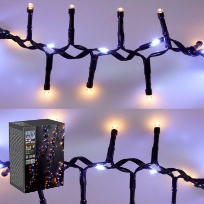7. CHRISTMAS TREE LIGHTS 710 LED LIGHT CHAIN WHITE/WARM WHITE