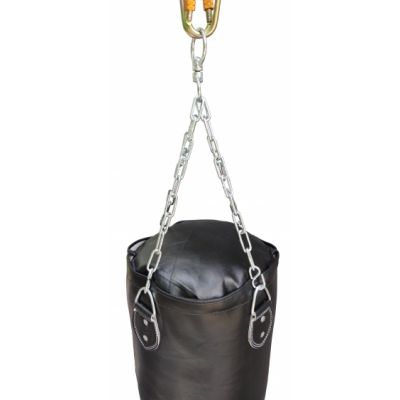 6. Leather punching bag 150/35 cm full WWS-STAR red