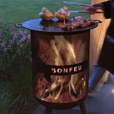 18. Bonfeu garden fire pit Bonves 45 basket black 4502