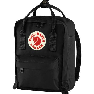 3. Fjällräven Kånken Mini Black children's city school backpack black (F23561-550)