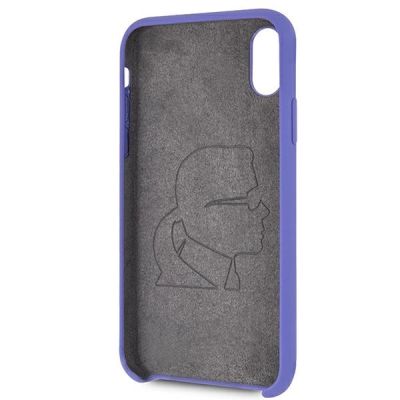 4. Karl Lagerfeld Silicone iPhone X/Xs Case - Purple