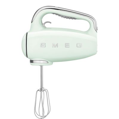 Smeg HMF01PGEU Hand Mixer in a Retro 1950s Style. Pastel Green.
