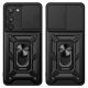 9. Hybrid Armor Camshield case for Samsung Galaxy A14 armored case with camera cover pink