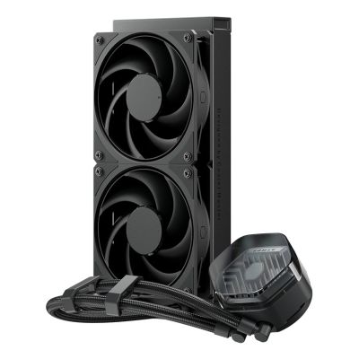 2. Cooler Master MasterLiquid ATMOS Stealth Series Processor Liquid Cooling Kit 12cm Black