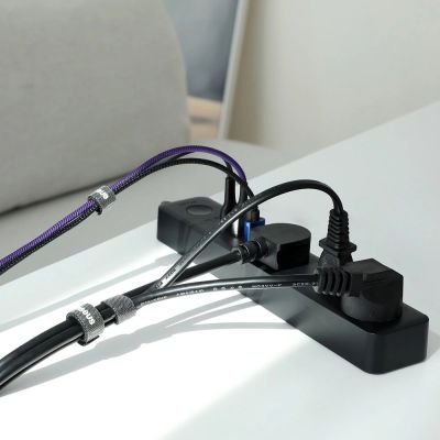6. Baseus Rainbow Circle hook and loop Straps - Velcro tape Velcro cable organizer 3m black (ACMGT-F01)