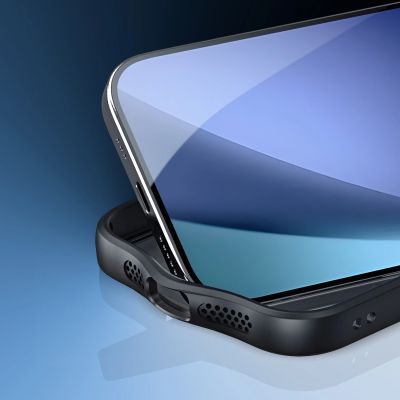 8. Dux Ducis Aimo Mag Case with Magnetic Ring for iPhone 17 - Black