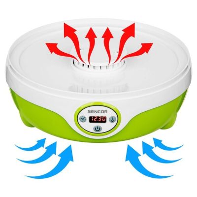 4. Sencor SFD 851GR Food Dehydrator Light Green, Transparent 240 W