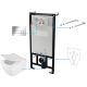 6-in-1 concealed toilet set