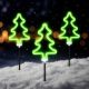 5. DECORATIVE LAMPS OUTDOOR PATH STICK 3 PCS CHRISTMAS TREE NEON