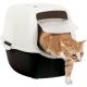 2. ROTHO Bailey Black and White - cat litter box