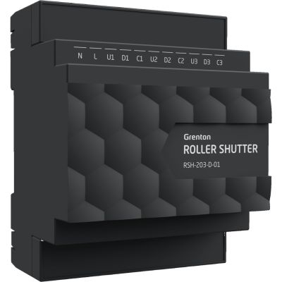 Grenton roller shutter output module (3 outputs) / DIN rail mounting / TF-Bus
