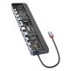 4. Baseus EliteJoy Gen2 Universal 12-in-1 USB HUB with 25cm USB-C Cable, Notebook Stand, USB-A / USB-C / DP / HDMI / SD / TF / RJ45 / 3.5mm Jack / PD 100W Gray (WKSX030213)