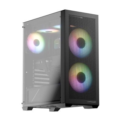 LC-Power LC-717B-ON Midi Tower Computer Security & Holders White