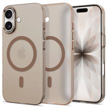 Tech-Protect MagZero MagSafe case for iPhone 17 - beige-brown matte