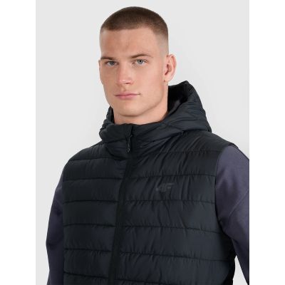 5. Men's down vest with synthetic filling 4F 4FWAW25TVJAM225-20S