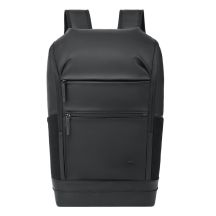 Rivacase Eden City Backpack Black Polyester, Waxed Leather (Pull Up)