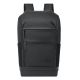 Rivacase Eden City Backpack Black Polyester, Waxed Leather (Pull Up)