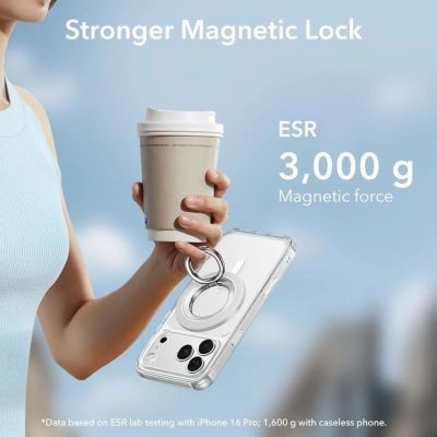 5. ESR Magnetic HaloLock MagSafe Phone Holder - White