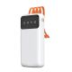 Dudao K6Pro Universal 10000mAh Power Bank with USB Cable, USB Type C, Lightning white (K6Pro-white)