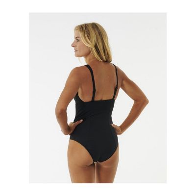 3. RIP CURL Premium Surf D-Dd One Piece Black Swimsuit