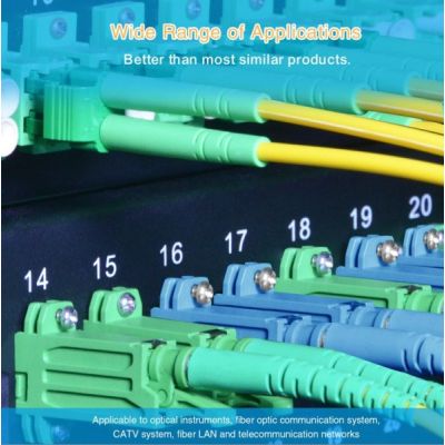 2. Helos 254695 InfiniBand/Fiber Optic Cable 10m E-2000 LC Color Aqua