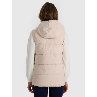 2. Women's down vest with synthetic filling 4F 4FRAW25TVJAF327-83S